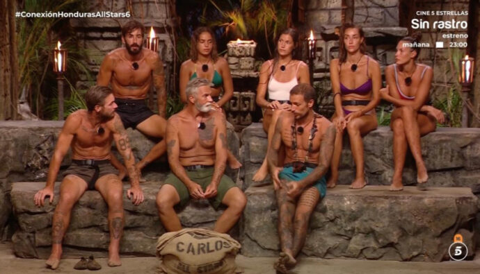 Concursantes en La Palapa de 'Supervivientes All Stars'