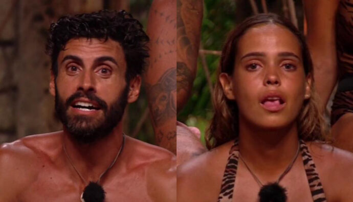 Noel Bayarri y Gloria Camila en La Palapa de 'Supervivientes All Stars'