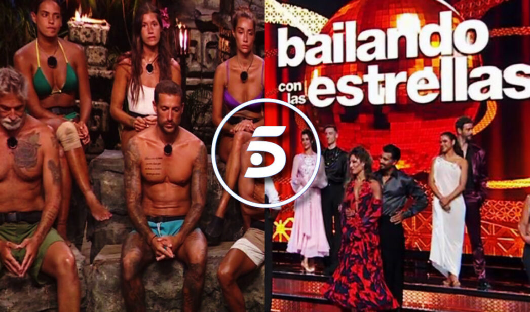 'Supervivientes All Stars', 'Bailando con las Estrellas ' y el logo de Telecinco