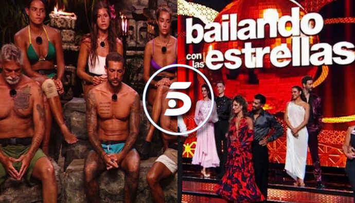 'Supervivientes All Stars', 'Bailando con las Estrellas ' y el logo de Telecinco
