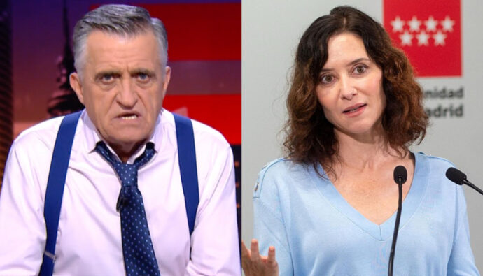 El Gran Wyoming e Isabel Díaz Ayuso