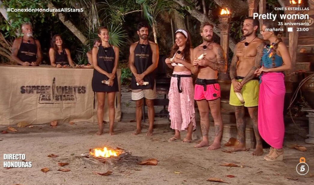 Marta Peñate y Tony Spina en 'Supervivientes All Stars'