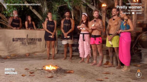 Marta Peñate y Tony Spina en 'Supervivientes All Stars'
