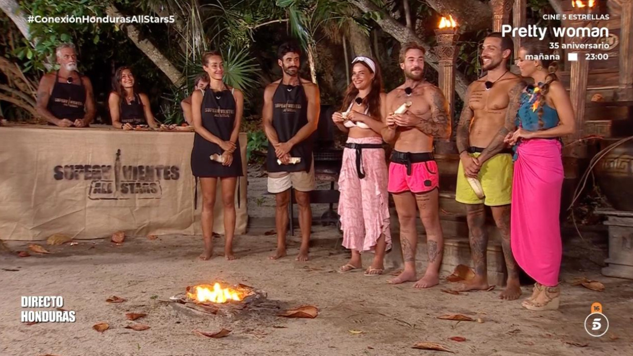 Marta Peñate y Tony Spina en 'Supervivientes All Stars'
