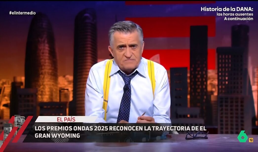 El Gran Wyoming en 'El Intermedio'.