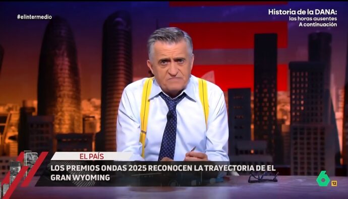El Gran Wyoming en 'El Intermedio'.