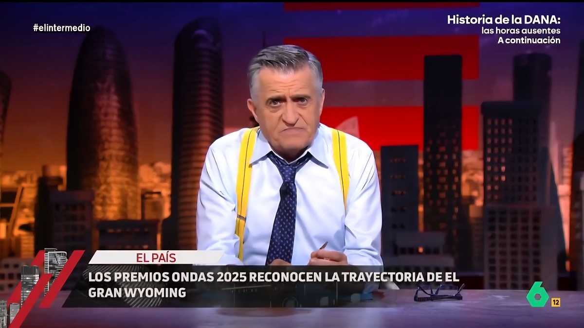 El Gran Wyoming en 'El Intermedio'.