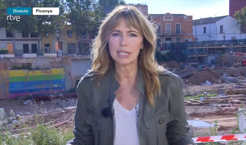 Alejandra Herranz en el 'Telediario 1'.