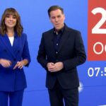 Arancha Morales y Bricio Segovia en 'Informativos Telecinco'.