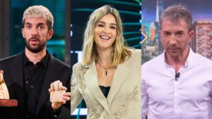 David Broncano, Sandra Barneda y Pablo Motos.