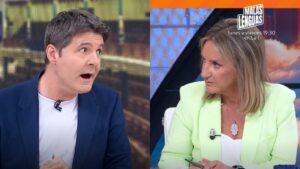 Jesús Cintora y Fátima Iglesias en 'Malas Lenguas'.