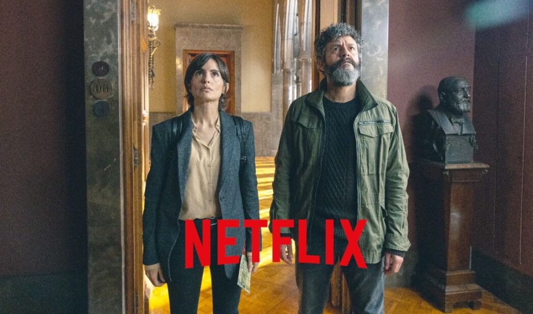 Verónica Echegui e Isak Férriz en 'Ciudad de sombras'.