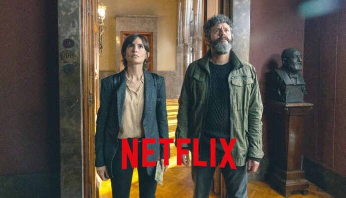 Verónica Echegui e Isak Férriz en 'Ciudad de sombras'.