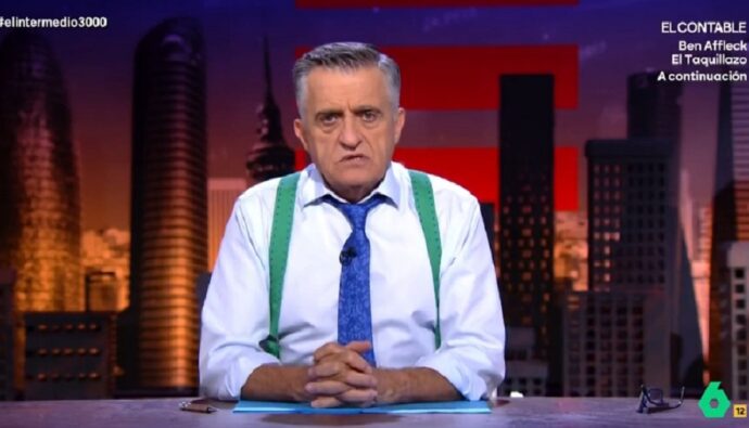 El Gran Wyoming en 'El Intermedio'.