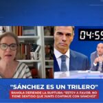 Nacho Abad con Pilar Rahola en 'En boca de todos'.