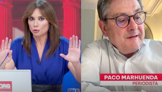 Marta Flich y Francisco Marhuenda en 'Directo al grano'.