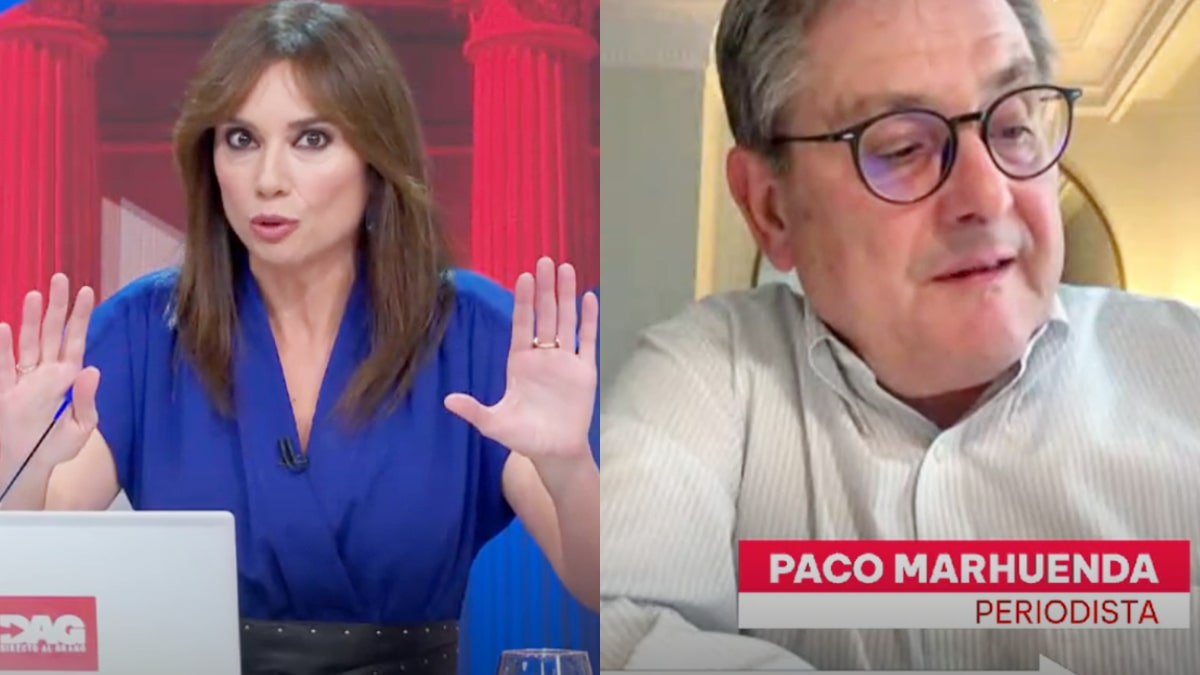 Marta Flich y Francisco Marhuenda en 'Directo al grano'.
