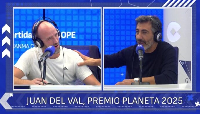 Gonzalo Miró y Juan del Val en 'El Partidazo de Cope'.