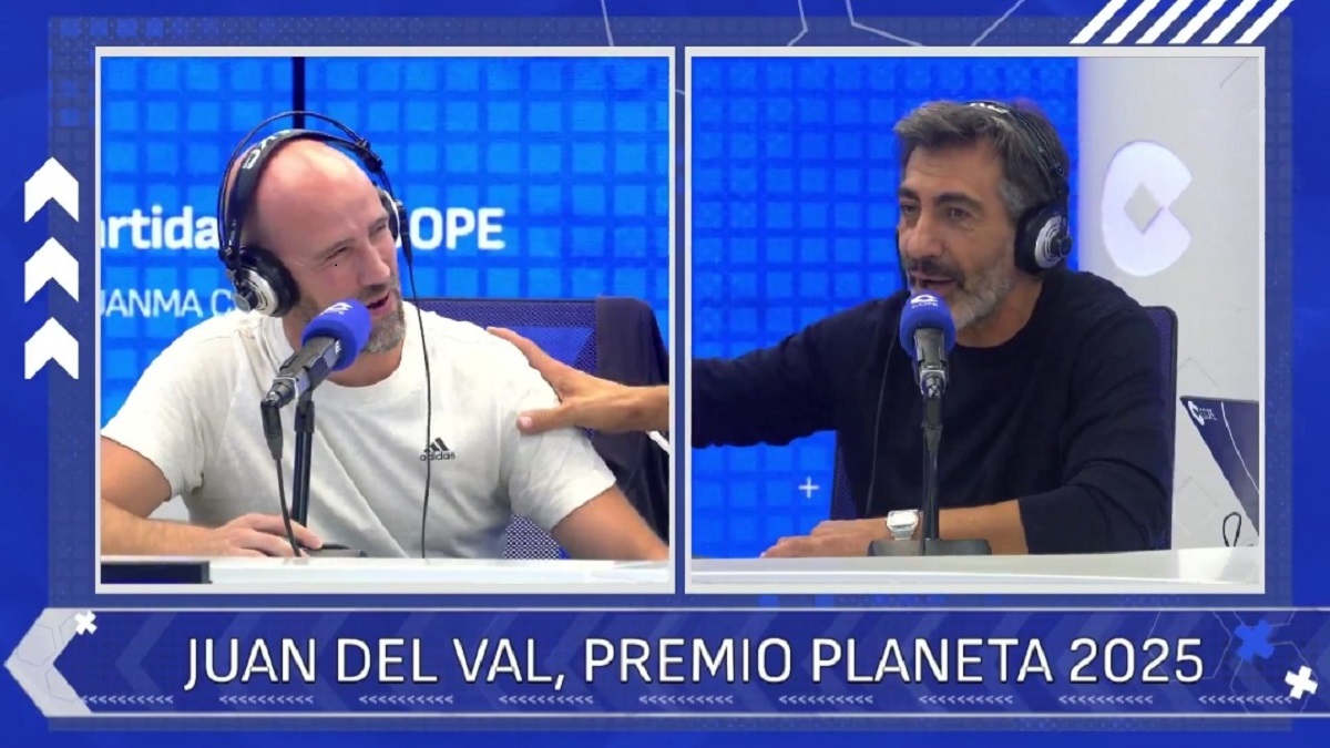 Gonzalo Miró y Juan del Val en 'El Partidazo de Cope'.