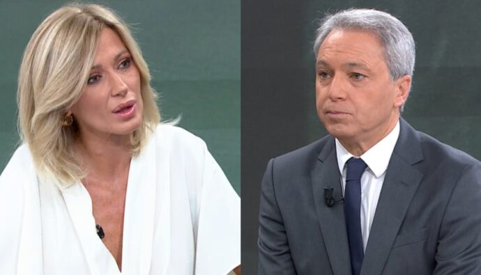 Susanna Griso y Vicente Vallés en 'Espejo Público'.