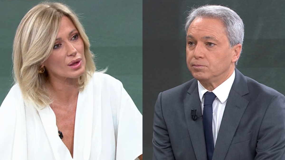 Susanna Griso y Vicente Vallés en 'Espejo Público'.