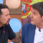 Pablo Iglesias y Jesús Cintora discuten en 'Malas lenguas'.