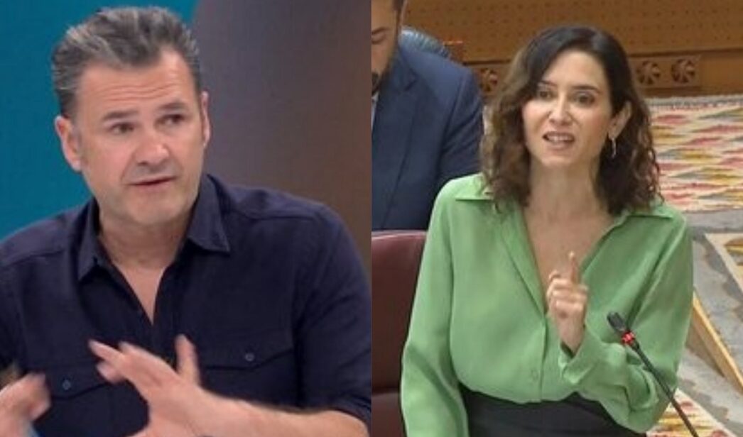 Iñaki López e Isabel Díaz Ayuso.