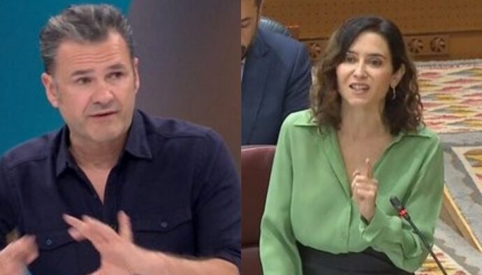 Iñaki López e Isabel Díaz Ayuso.