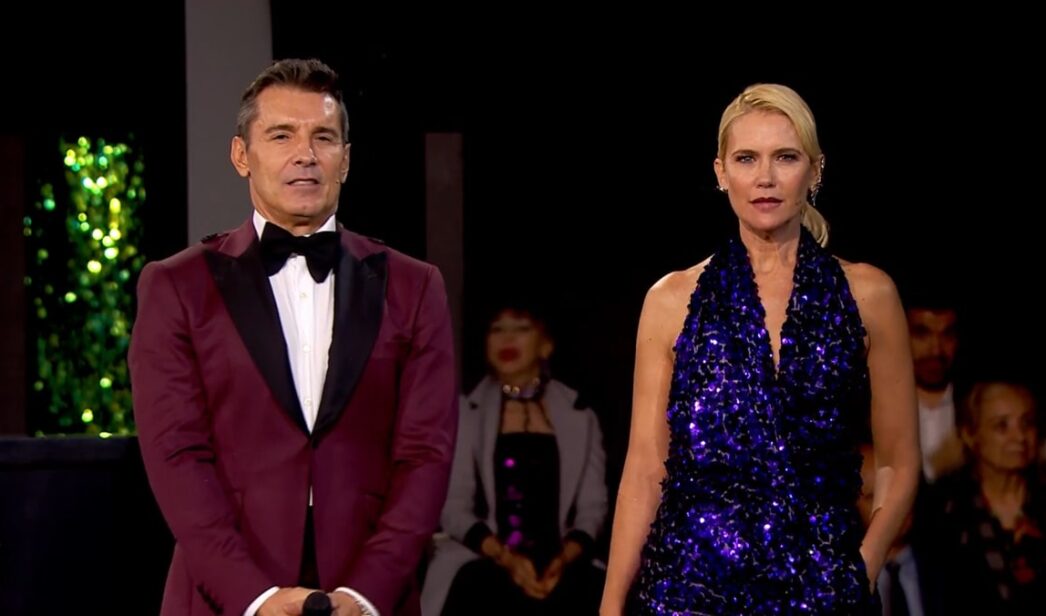 Jesús Vázquez y Valeria Mazza en 'Bailando con las estrellas'.