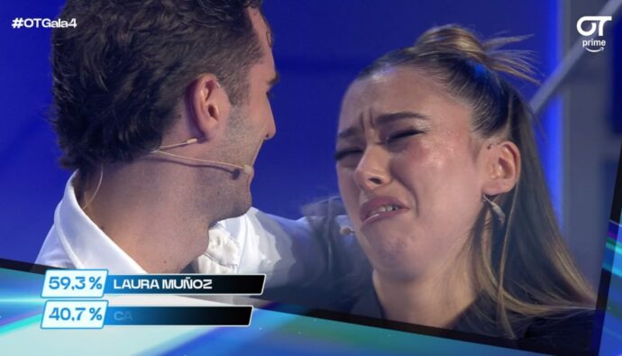 Carlos y Laura en 'OT 2025'.
