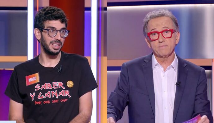 Marc Mendoza y Jordi Hurtado en 'Saber y ganar'.