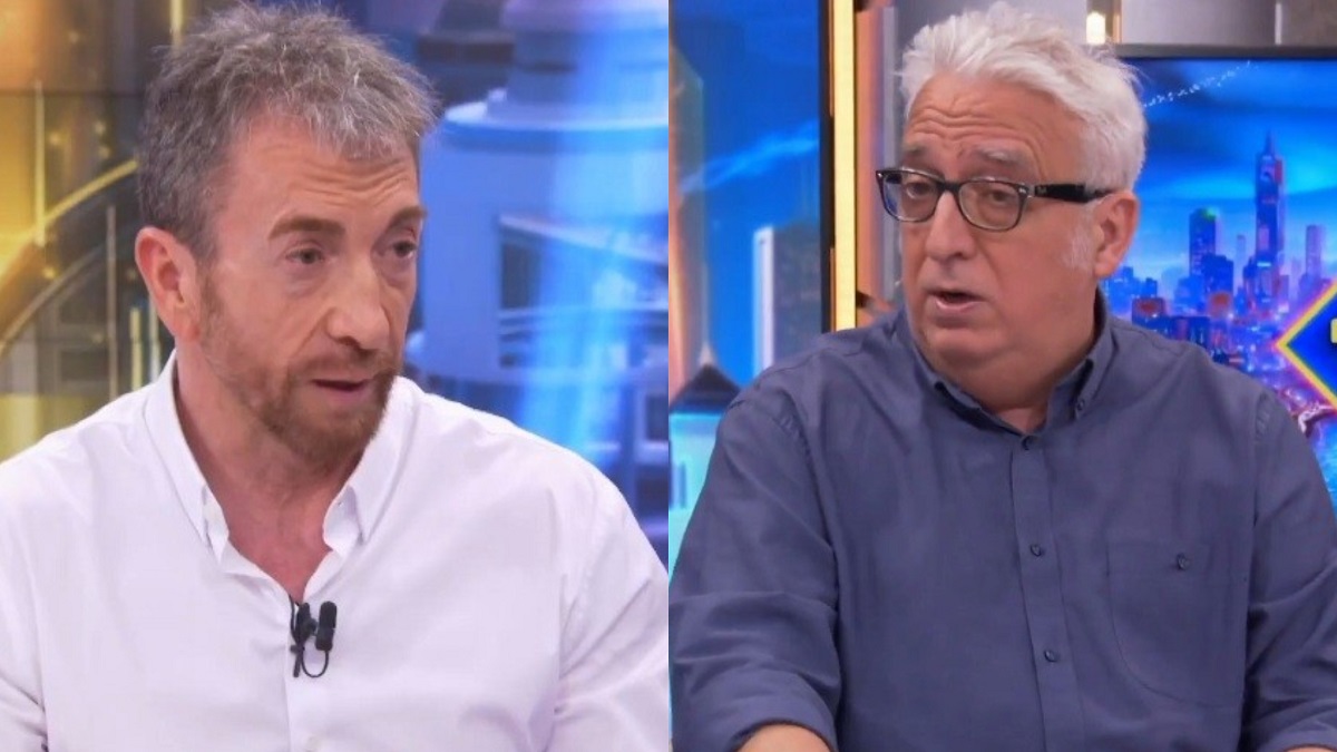 Pablo Motos con Leo Harlem en 'El Hormiguero'.