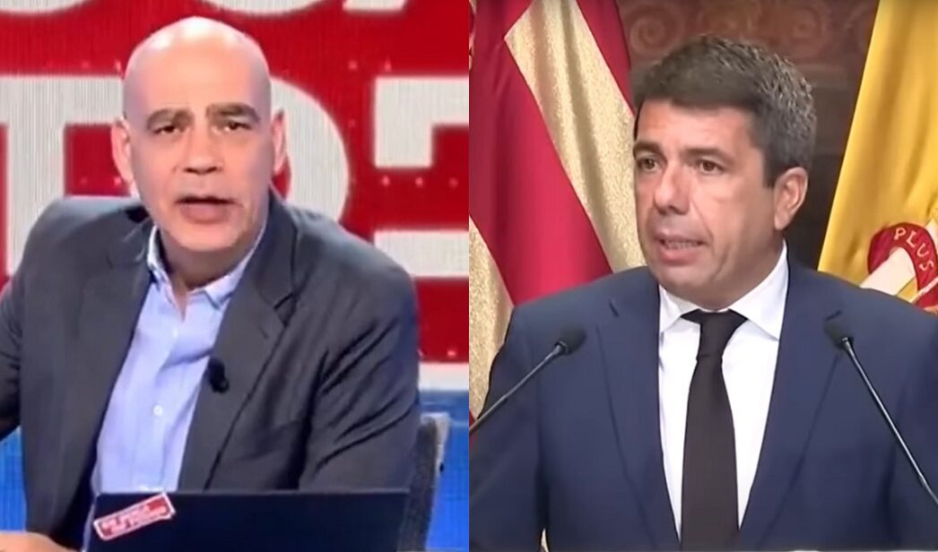 Nacho Abad y Carlos Mazón.