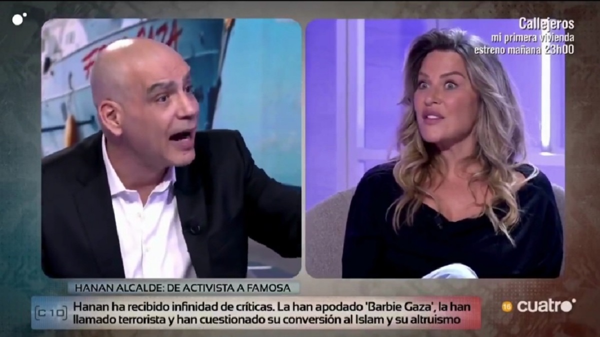 Nacho Abad y Hanan Alcalde en 'Código 10'.
