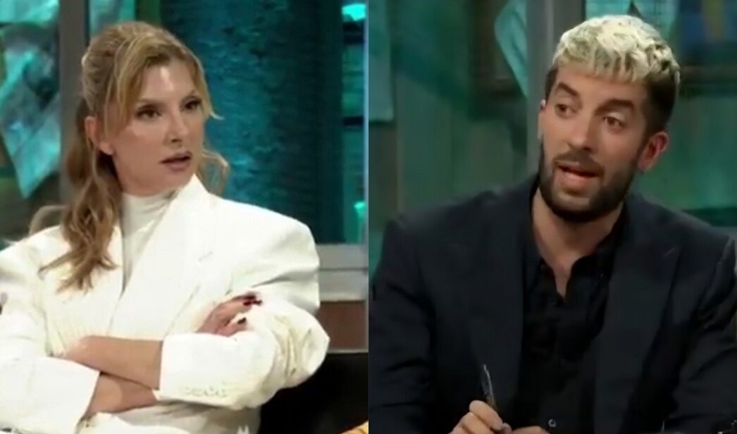 Najwa Nimri y David Broncano en 'La Revuelta'.