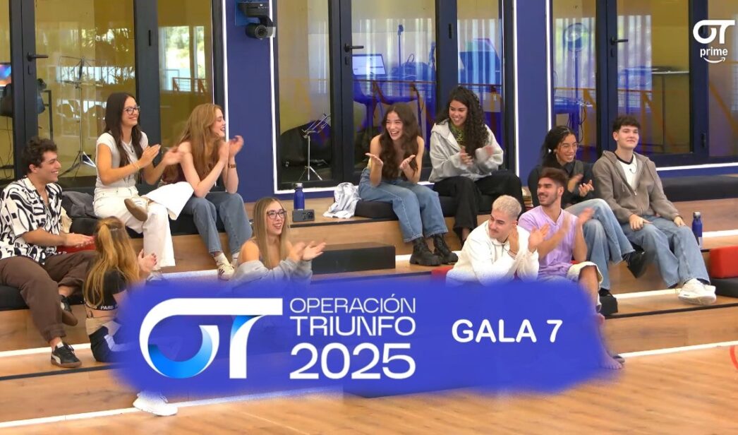 Reparto de temas de la gala 7 de 'OT 2025'.