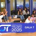Reparto de temas de la gala 7 de 'OT 2025'.