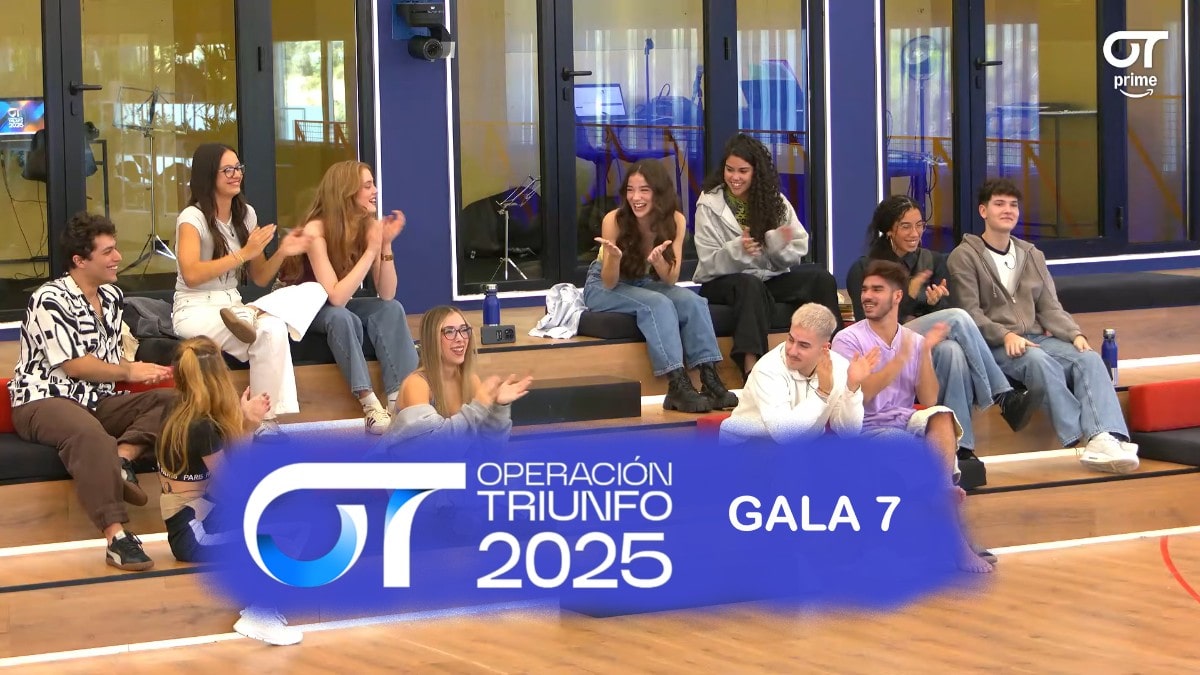 Reparto de temas de la gala 7 de 'OT 2025'.