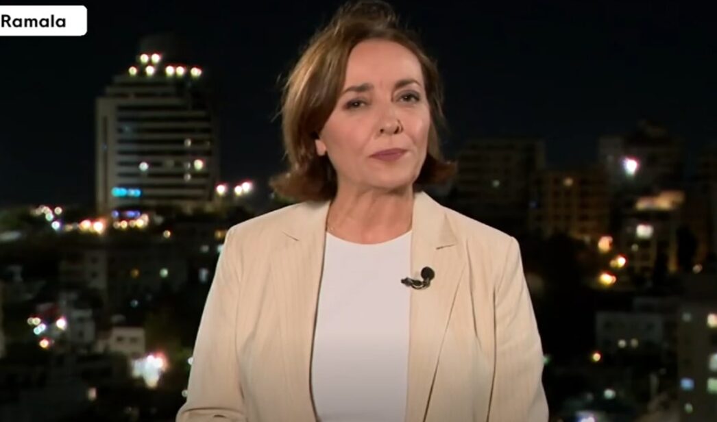 Pepa Bueno en el 'Telediario 2'.