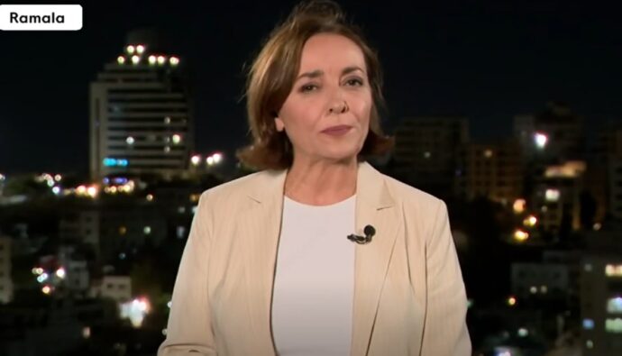 Pepa Bueno en el 'Telediario 2'.