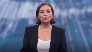 Pepa Bueno en el 'Telediario 2'.