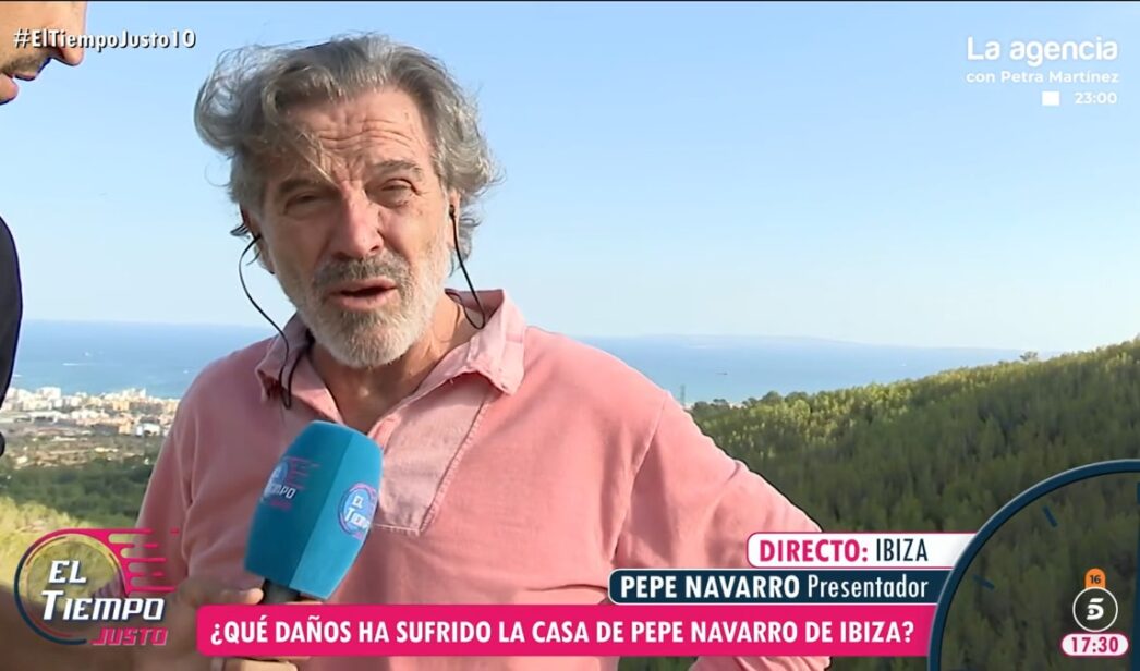 Pepe Navarro en 'El tiempo justo'.