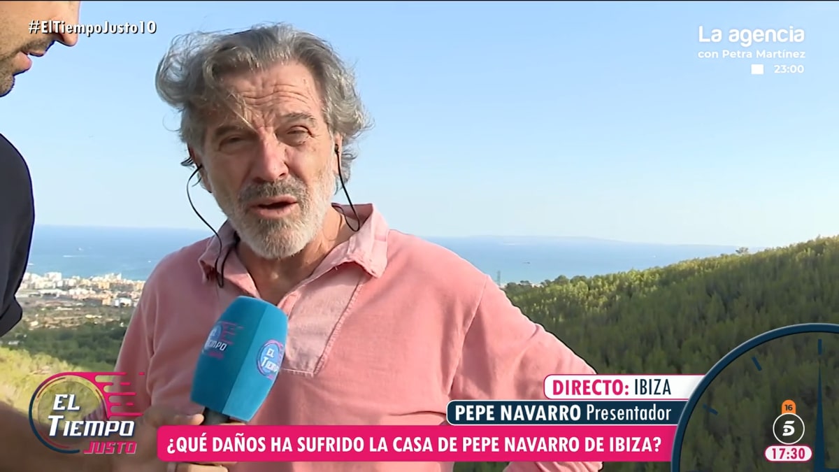 Pepe Navarro en 'El tiempo justo'.