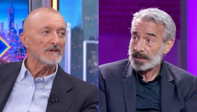 Arturo Pérez-Reverte e Imanol Arias.