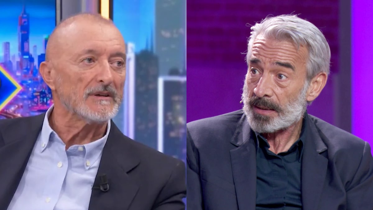 Arturo Pérez-Reverte e Imanol Arias.