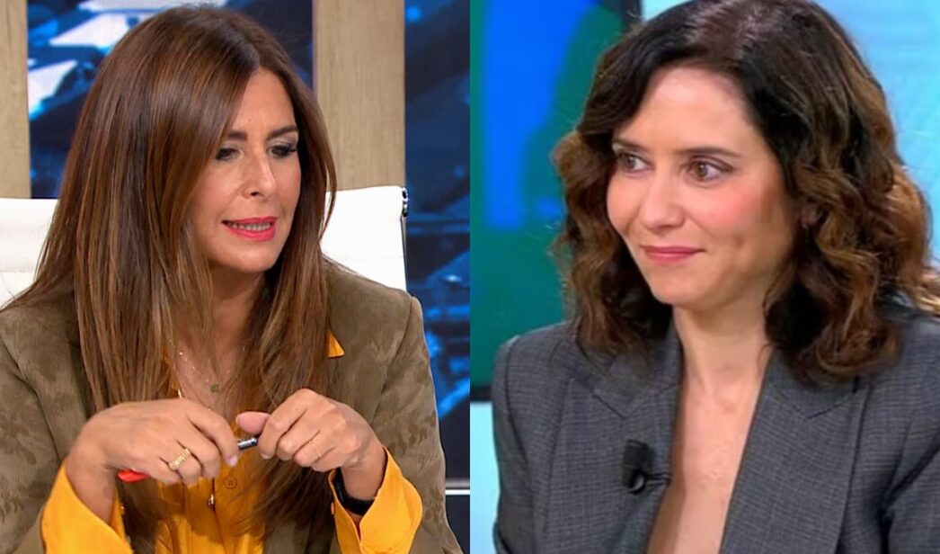 Nuria Roca e Isabel Díaz Ayuso.