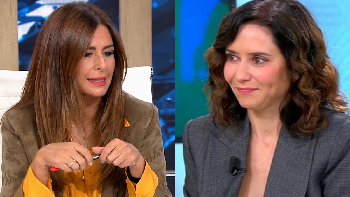 Nuria Roca e Isabel Díaz Ayuso.