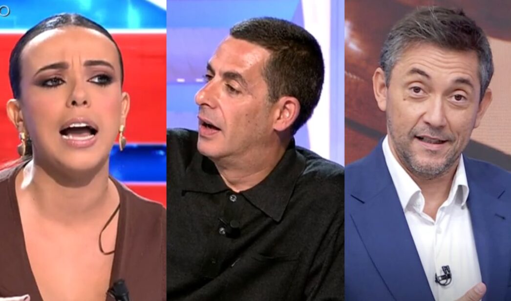 Sarah Santaolalla, Antonio Naranjo y Javier Ruiz.