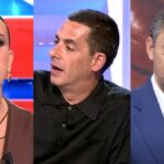 Sarah Santaolalla, Antonio Naranjo y Javier Ruiz.