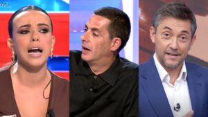 Sarah Santaolalla, Antonio Naranjo y Javier Ruiz.